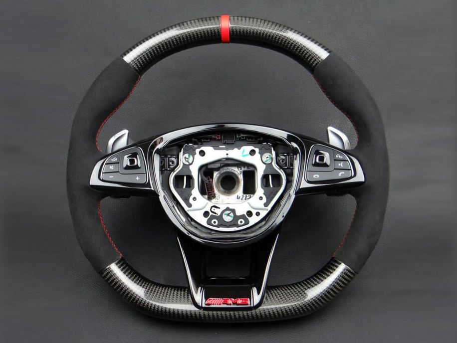 Mercedes-Benz S-Class W222 (2013-2020) Steering Wheel AMG Style Carbon Alcantara