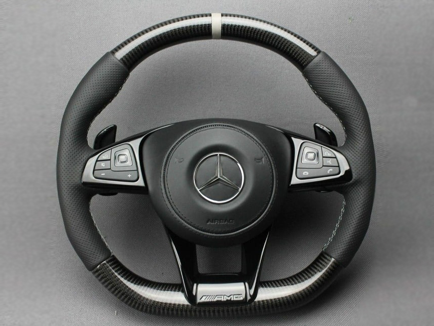 Mercedes-Benz S-Class W222 (2013-2020) Steering Wheel AMG Style Carbon Leather