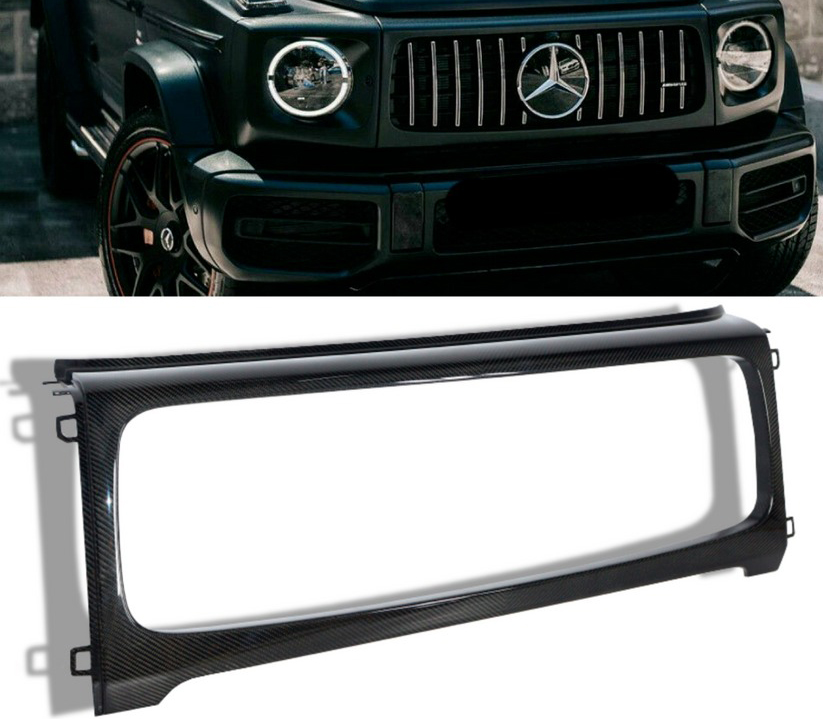 Carbon Fiber AMG Front Grille Frame for Mercedes-Benz G-Class W463A G63