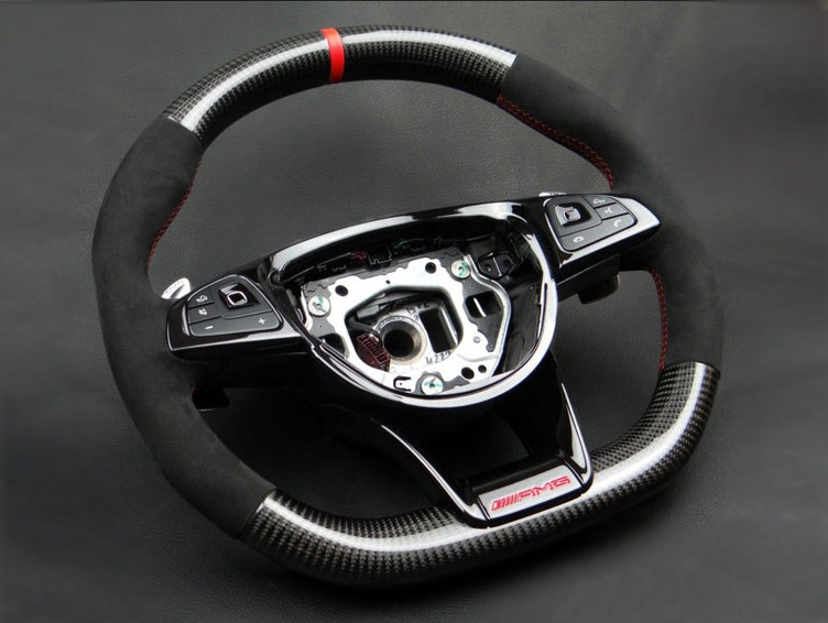 Mercedes-Benz S-Class W222 (2013-2020) Steering Wheel AMG Style Carbon Alcantara