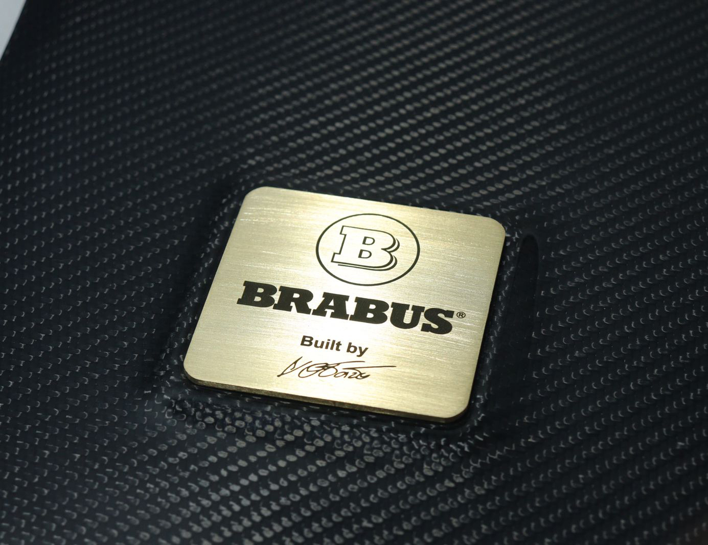 Brabus Engine Cover Badge for Mercedes-Benz Cars