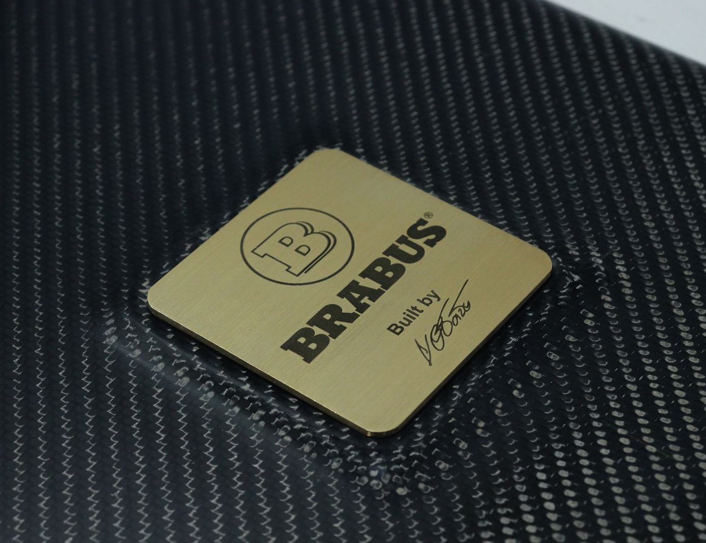 Brabus Engine Cover Badge for Mercedes-Benz Cars