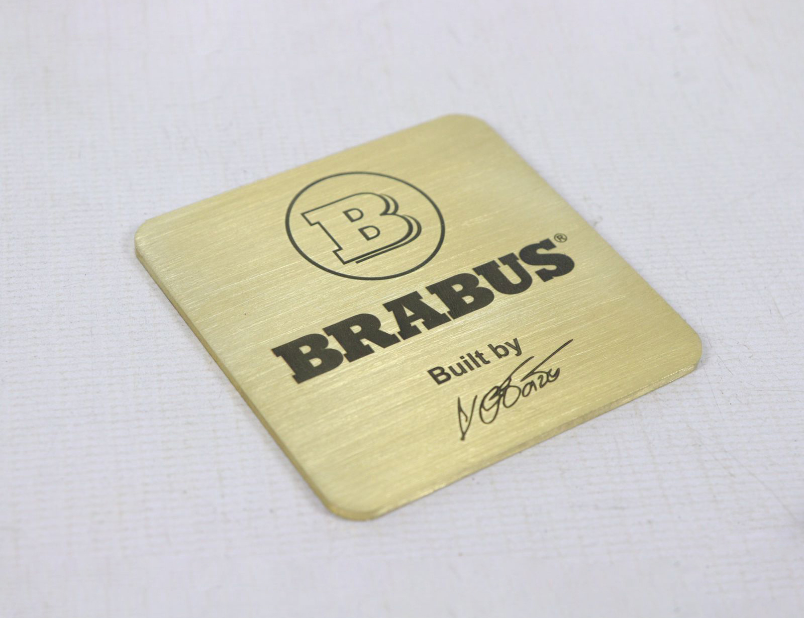 Brabus Engine Cover Badge for Mercedes-Benz Cars