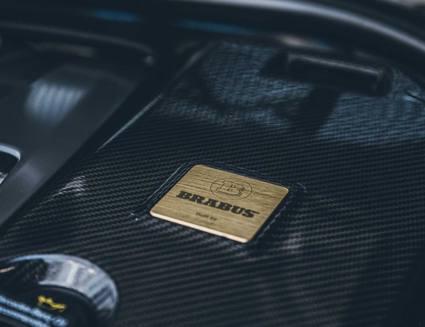 Brabus Engine Cover Badge for Mercedes-Benz Cars