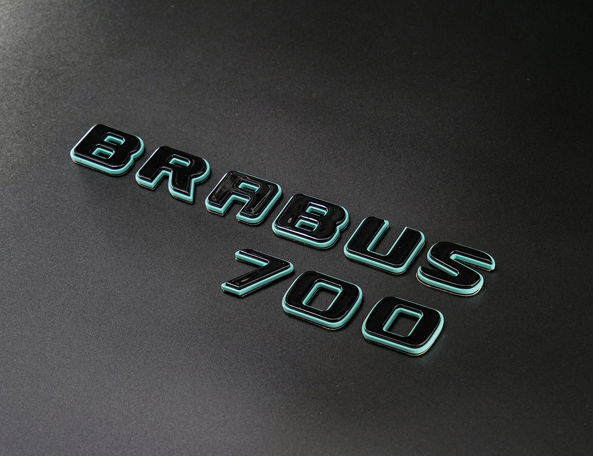 Brabus 700 Tiffany Blue Badges Emblems Set for Mercedes-Benz W463 W463A W464