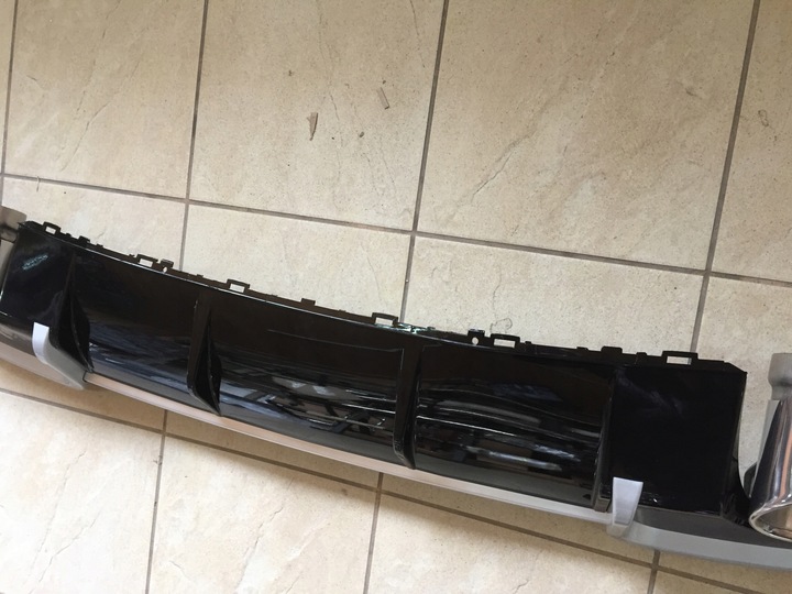 Audi A3 8V SEDAN 2012-2015 Pre-Facelift Rear Diffuser RS3 Style Black