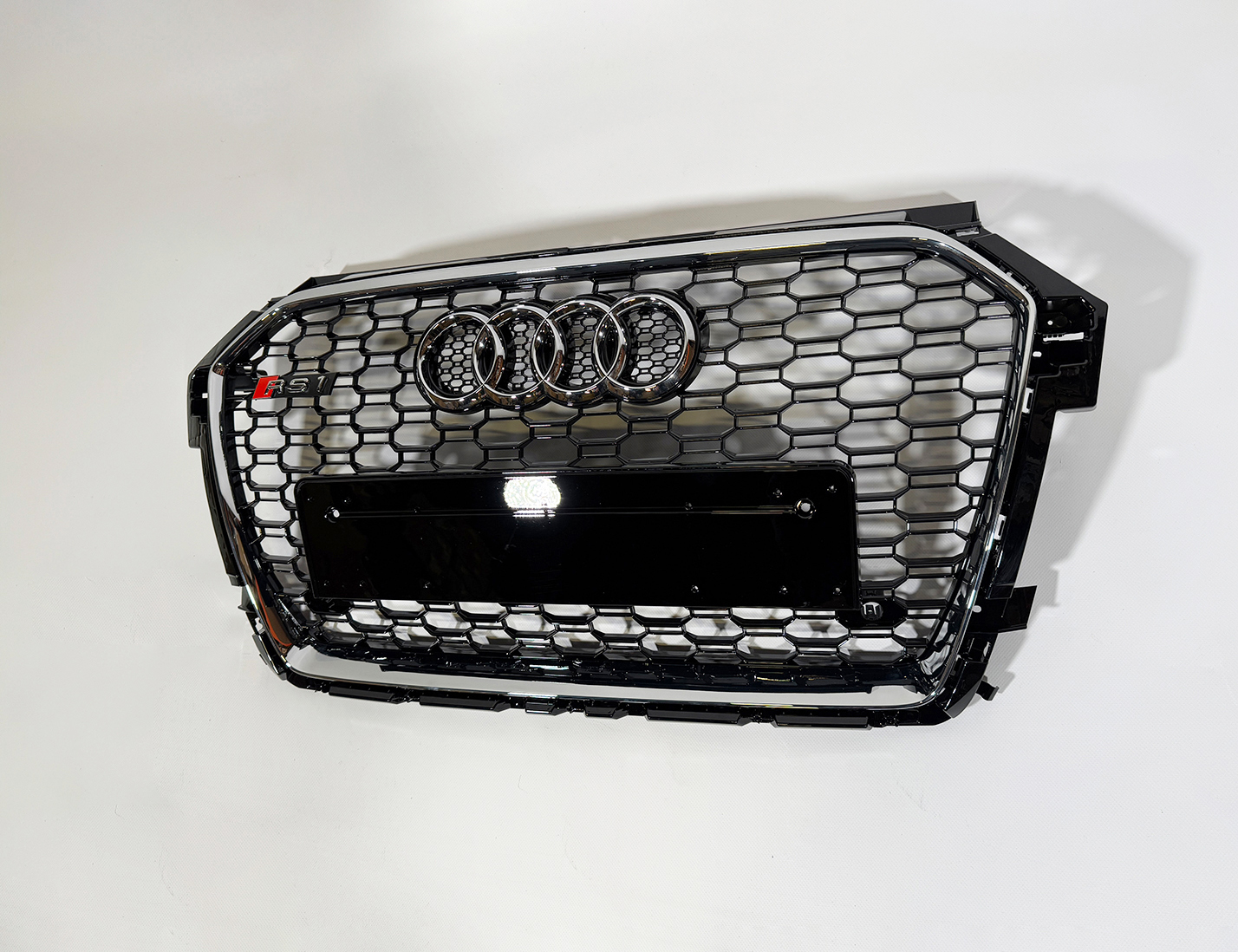 Audi A1 LIFT 2015-2018 Front Grill, Honeycomb Grill, RS1 Chrome Quattro Style