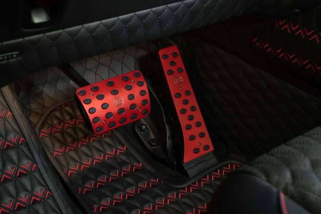 W464 W463A Red Brabus Pedal Covers Set for G Wagon Mercedes G-Class