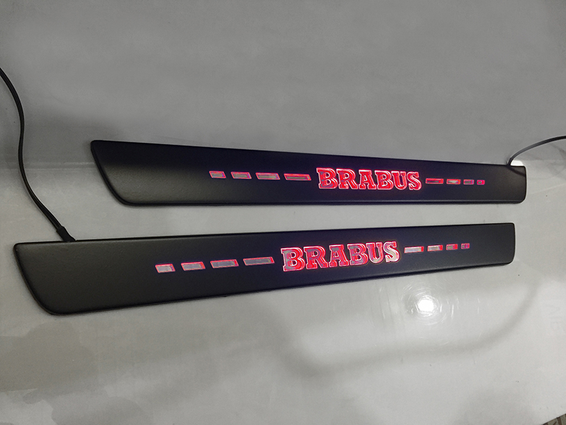 Mercedes-Benz W205 С-Class Brabus Door Sills LED Scuff Plates