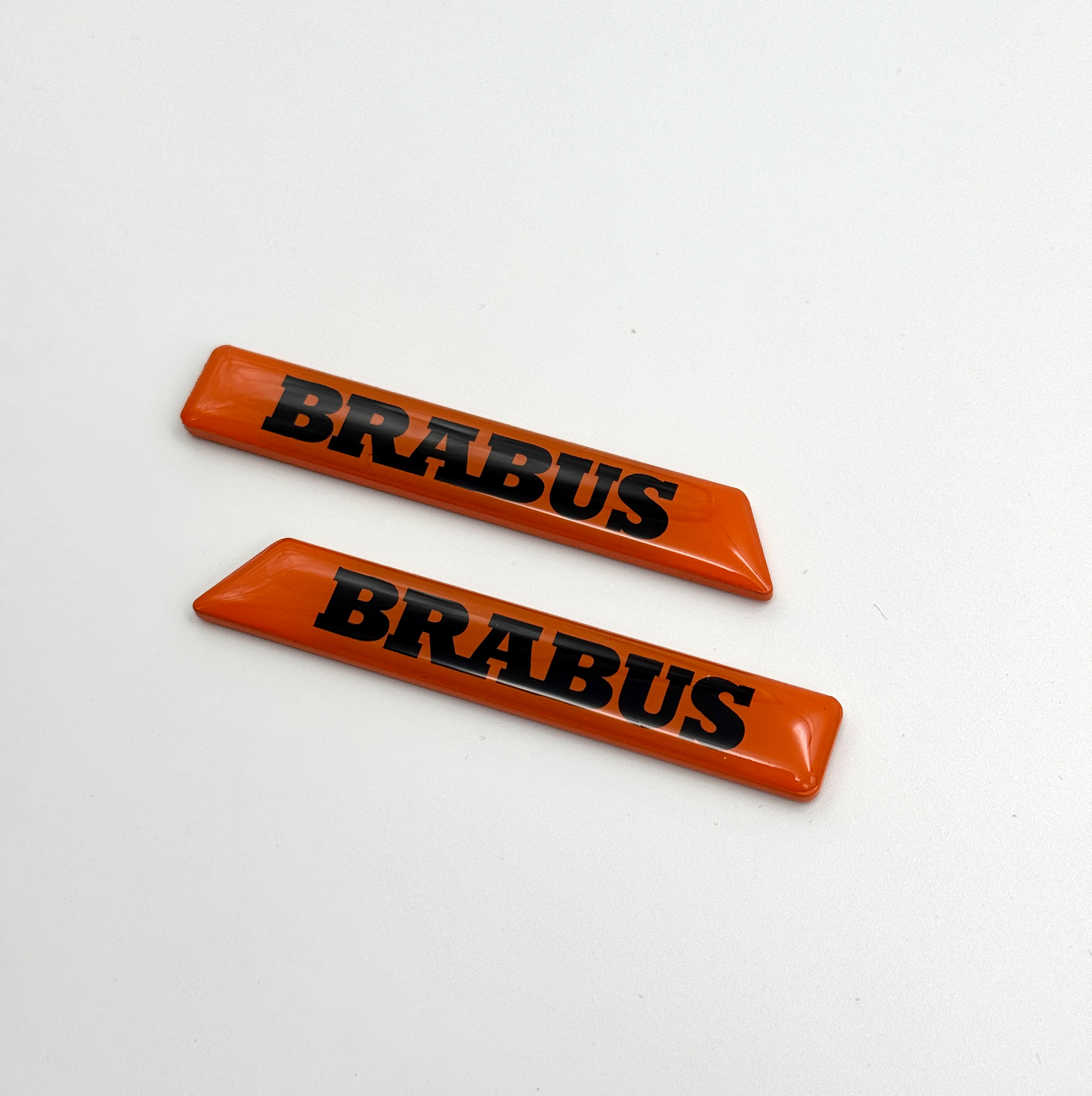 Brabus Orange Fender Emblems Side Moldings Inserts for Mercedes W463A G-Class