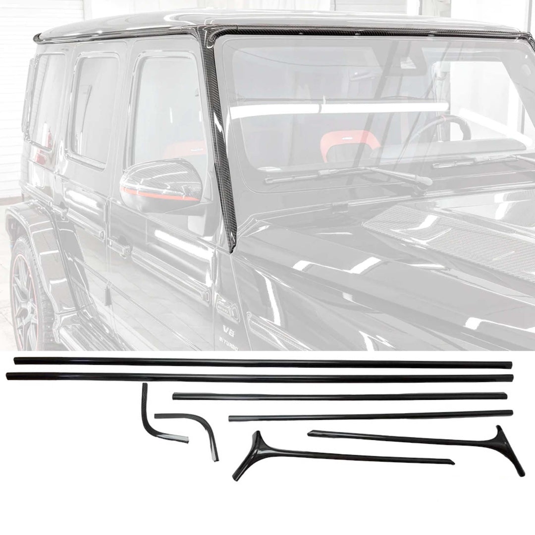 Carbon fiber Upper Mouldings Roof Trim for Mercedes-Benz G-Class W463A W464 AMG G63