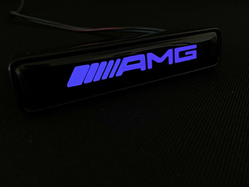 AMG LED Grill Blue Badge Grille Emblem Logo for Mercedes W463 G Wagon G63 G500 G55