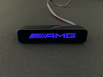 AMG LED Grill Blue Badge Grille Emblem Logo for Mercedes W463 G Wagon G63 G500 G55