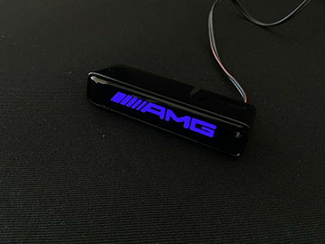 AMG LED Grill Blue Badge Grille Emblem Logo for Mercedes W463 G Wagon G63 G500 G55