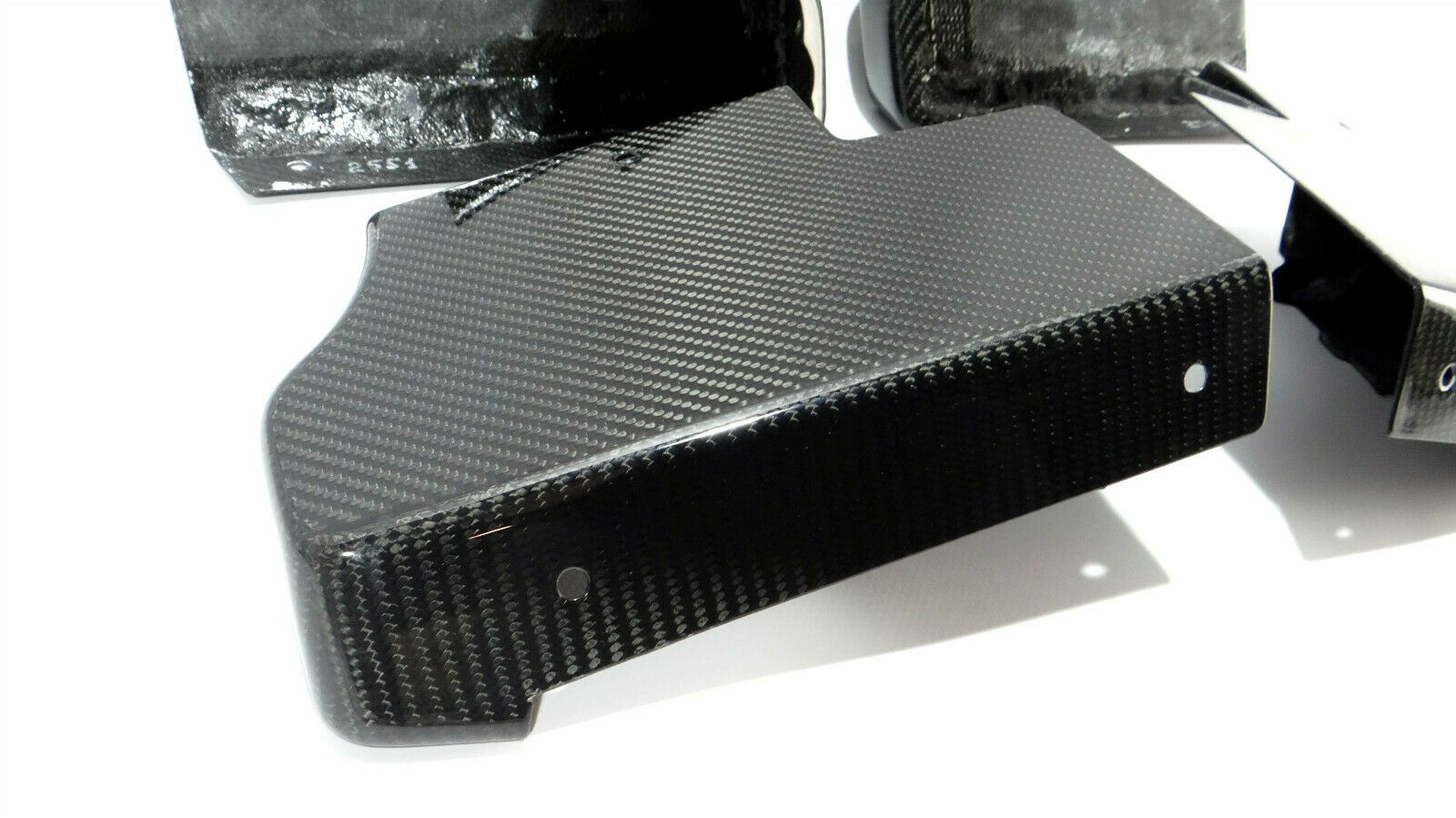 Carbon Fiber Running Boards End Caps Covers for Mercedes-Benz W463a W464